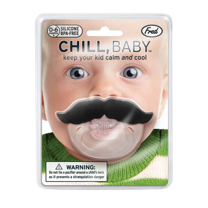 Chill Baby Pacifier - Mustache
