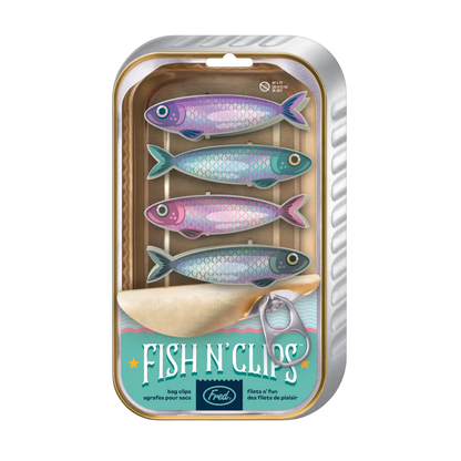 Fish 'n Clips - Sardine Bag Clips - Set of 4