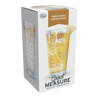 Good Measure Recipe Glass - Whiskey