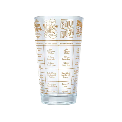 Good Measure Recipe Glass - Whiskey