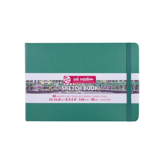 Talens Art Creation Sketchbook —  Forest Green, 8.27 × 5.83