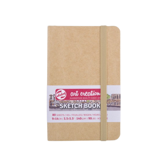 Talens Art Creation Sketchbook — Kraft Paper Cover, 3.54 × 5.51 in