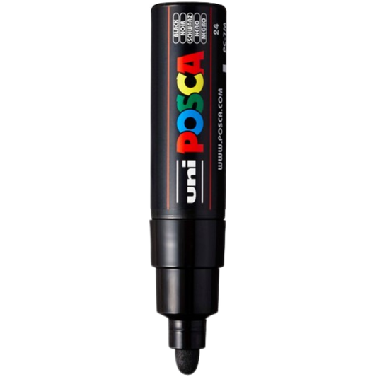 Posca PC-7M Paint Marker Broad Bullet Tip - Black