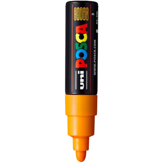 Posca PC-7M Paint Marker Broad Bullet Tip - Bright Yellow