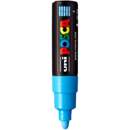 Posca PC-7M Paint Marker Broad Bullet Tip - Light Blue