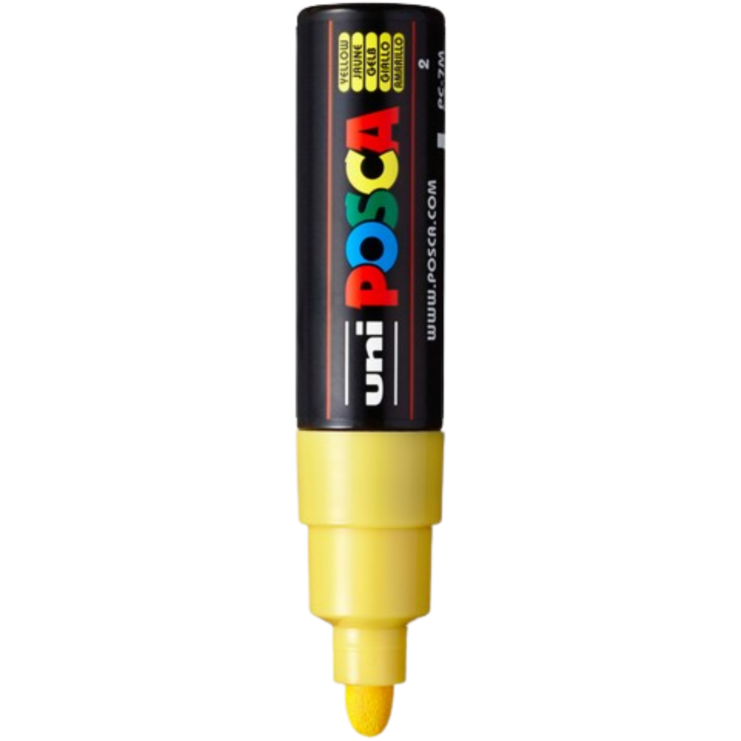 Posca PC-7M Paint Marker Broad Bullet Tip - Yellow