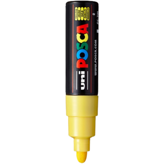 Posca PC-7M Paint Marker Broad Bullet Tip - Yellow