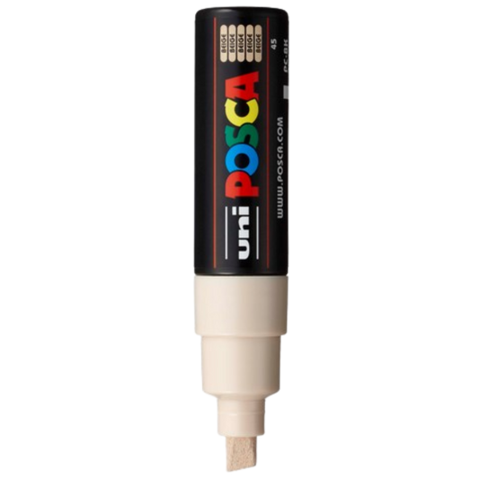 Posca PC-8K Paint Marker Broad Chisel Tip - Beige