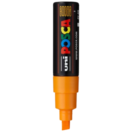 Posca PC-8K Paint Marker Broad Chisel Tip - Bright Yellow