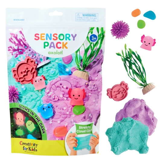 Sensory Pack - Axolotl Play Kit