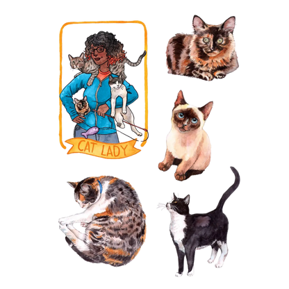 Cat's Meow Sticker Book