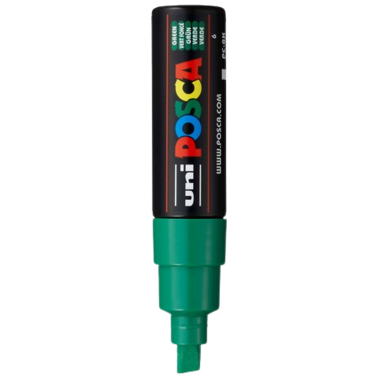 Posca PC-8K Paint Marker Broad Chisel Tip - Green