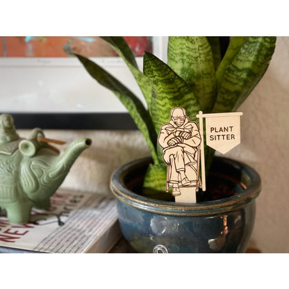 Bernie Sanders Plant Sitter Stake