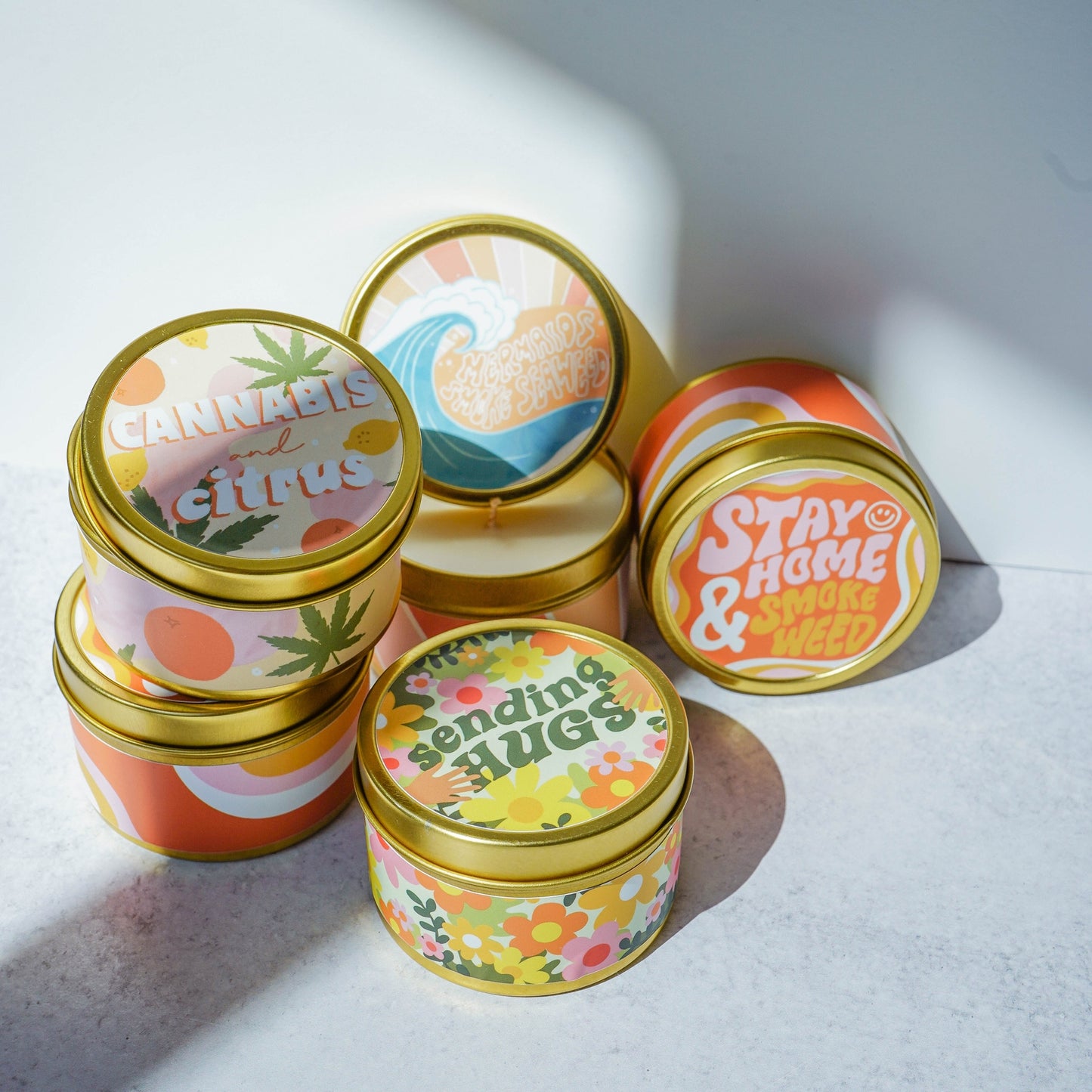 Soy Travel Candle - Stay Home & Smoke
