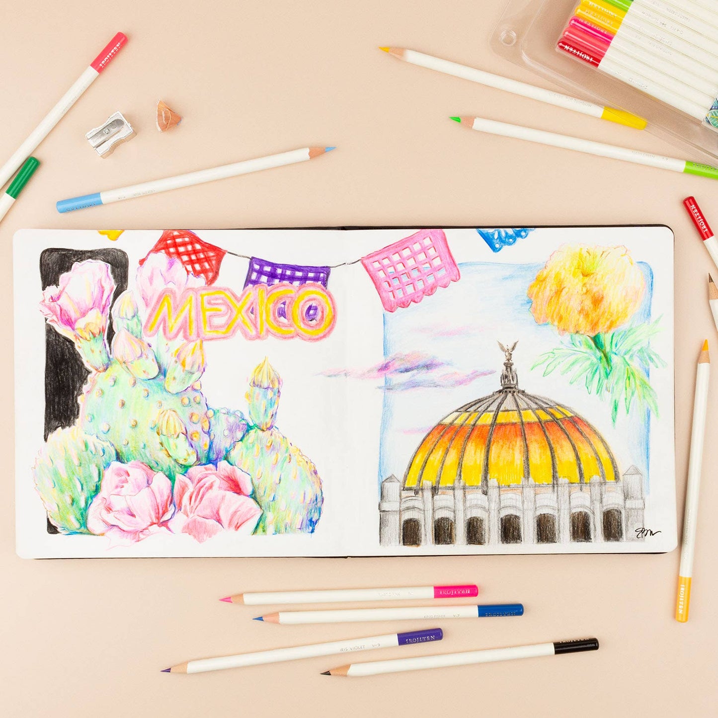 Irojiten Colored Pencil Set - Vivid