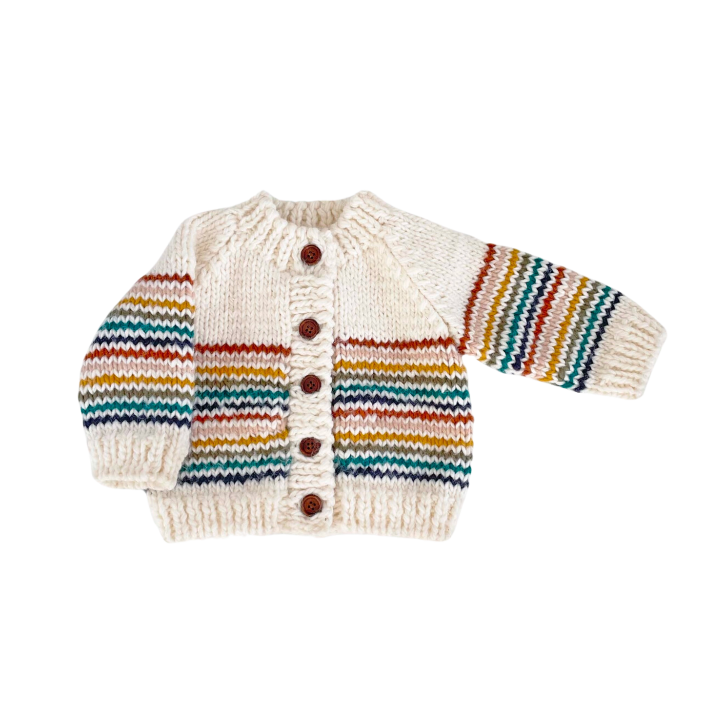 Children's Retro Stripe Cardigan