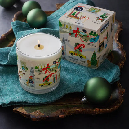 Holiday in New York Roland Pine Single-Wick Candle
