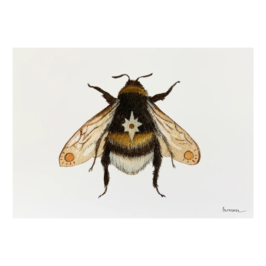 Astral Bee 5x7" Art Print