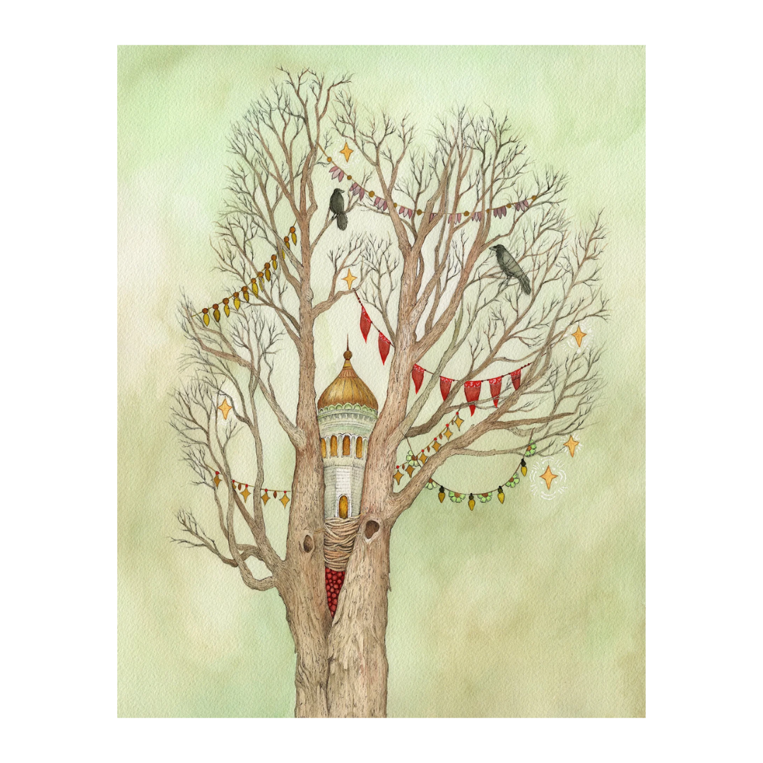 Branch Dwellers: the Crows - 8"x10" Print