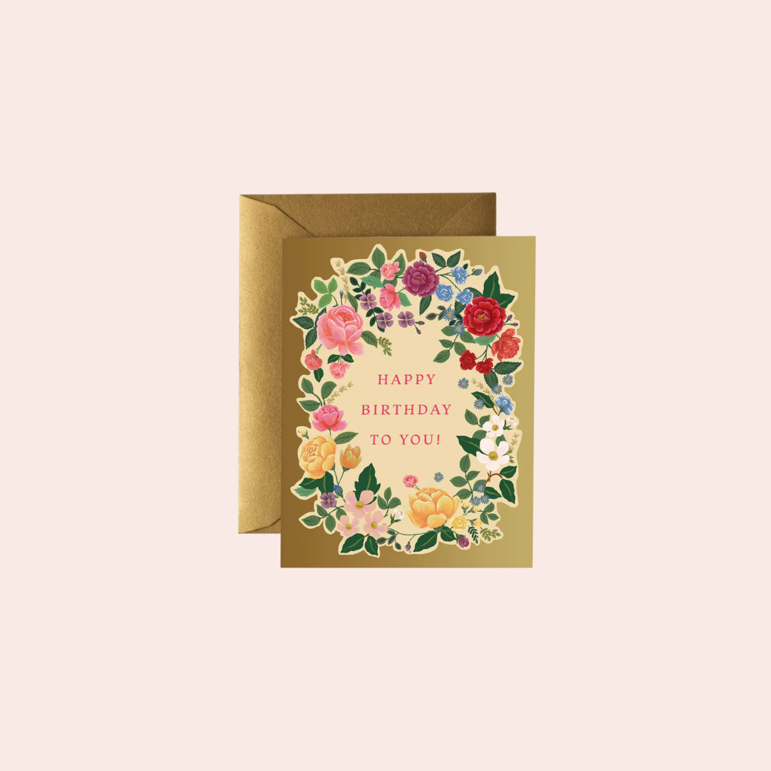 Botanical Birthday Card