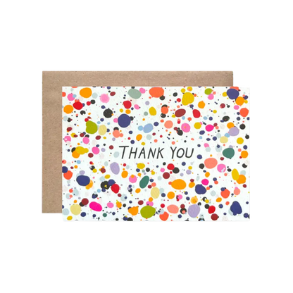 Thank You Splatter Card