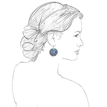 Blue Cebille Earrings