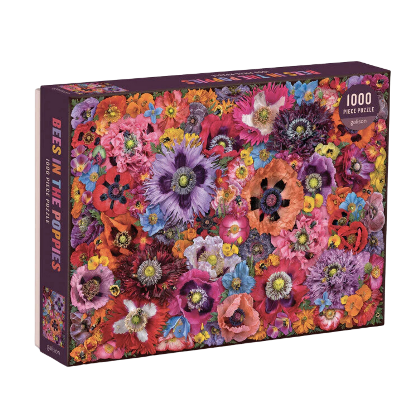 Bees in the Poppies 1000 Piece Puzzle