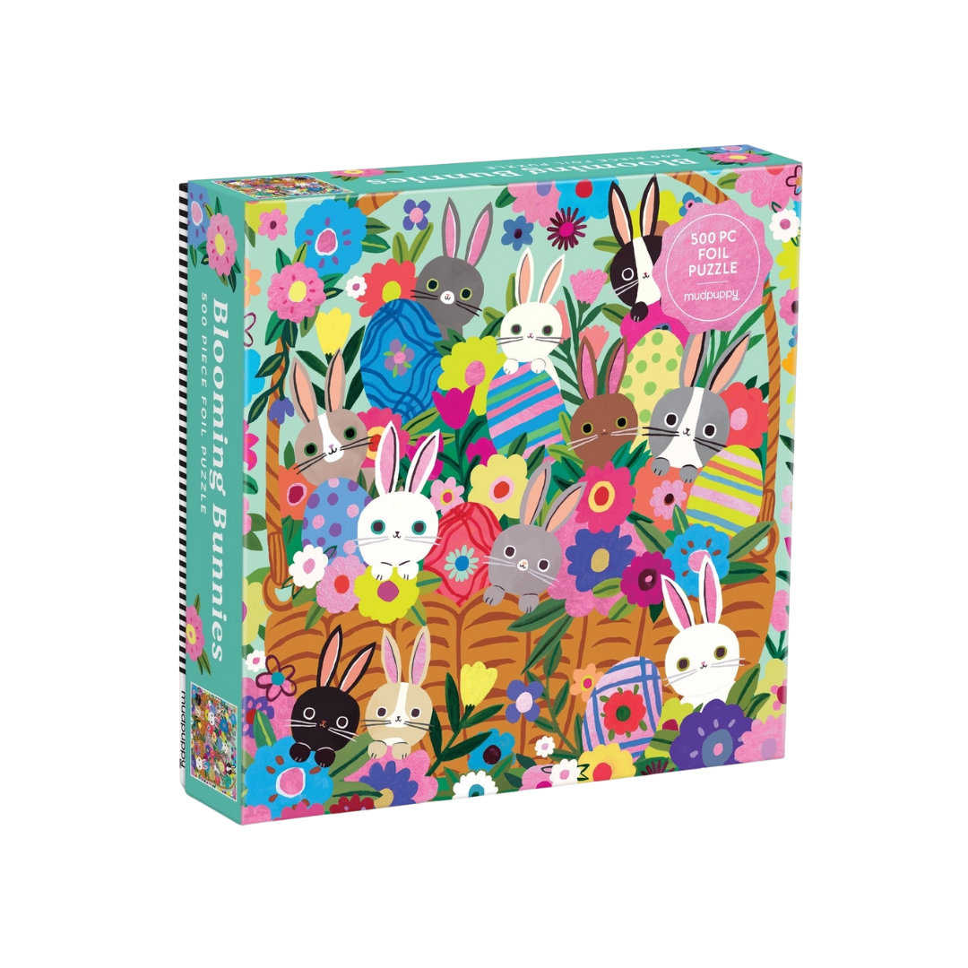 Blooming Bunnies 500 Piece Foil Family Puzzle