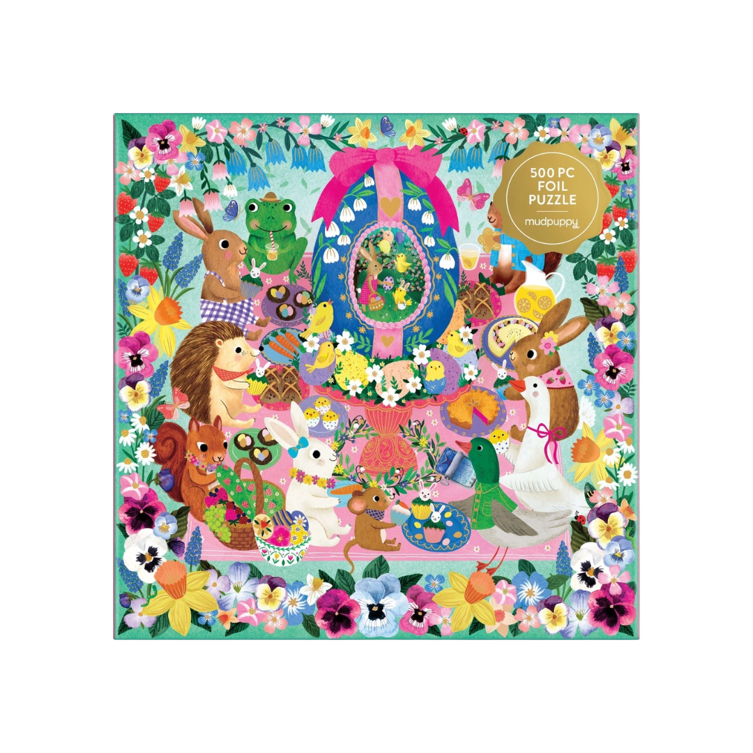 Egg-Cellent Day 500 Piece Foil Family Puzzle