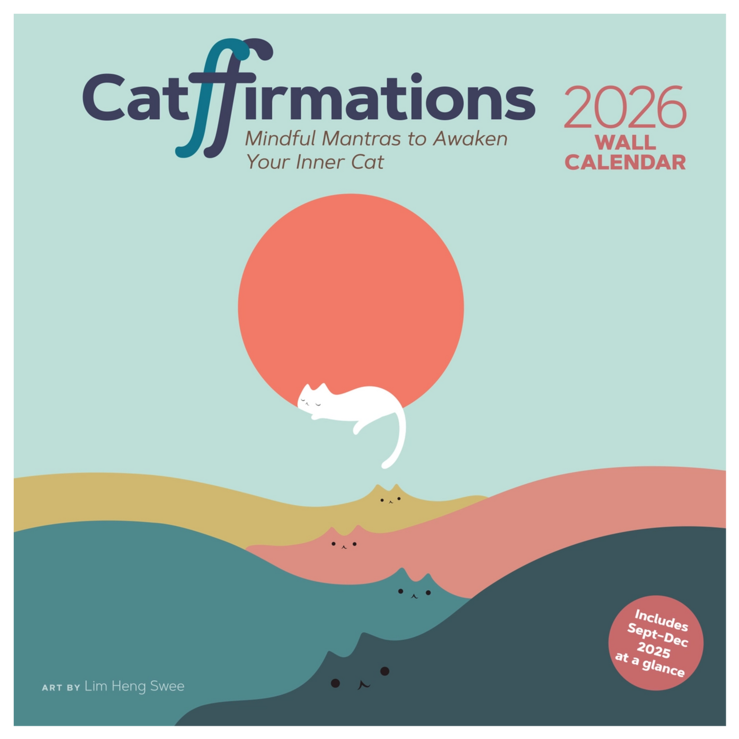 Catffirmations 2026 Wall Calendar