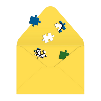 Miffy with Flowers Greeting Card Puzzle