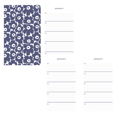 Marimekko One Line A Day - Blue Unikko