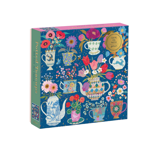 Victoria Ball Potted Teacups 500 Piece Foil Puzzle