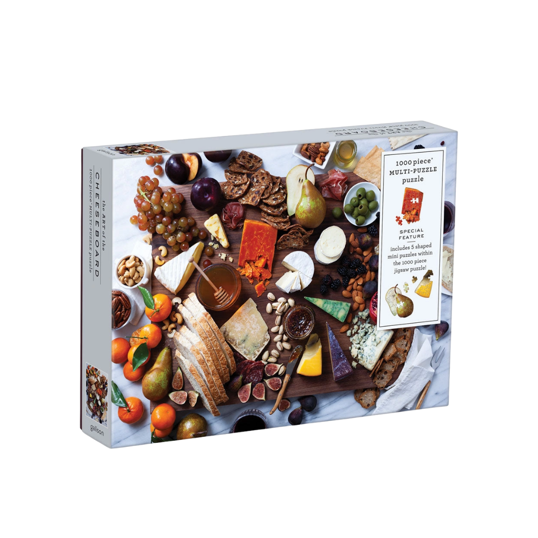 Art of the Cheeseboard 1000 Piece Multi-Puzzle Puzzle