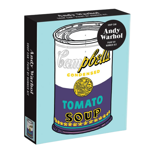 Andy Warhol Soup Can Paint By Number Kit