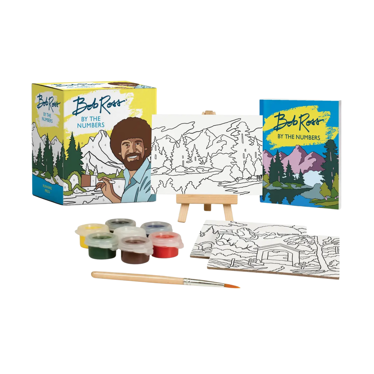 Bob Ross by the Numbers: Paint by Number