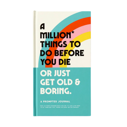 A Million Things To Do Before You Die Prompted Journal