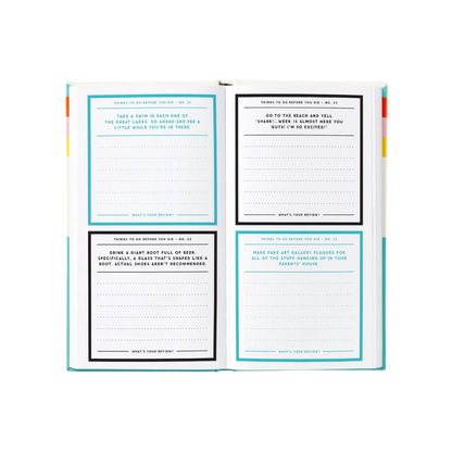 A Million Things To Do Before You Die Prompted Journal