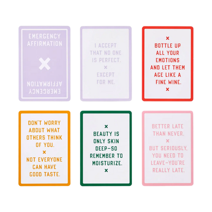 Emergency Affirmations Exceptionally Stupid Days Card Deck