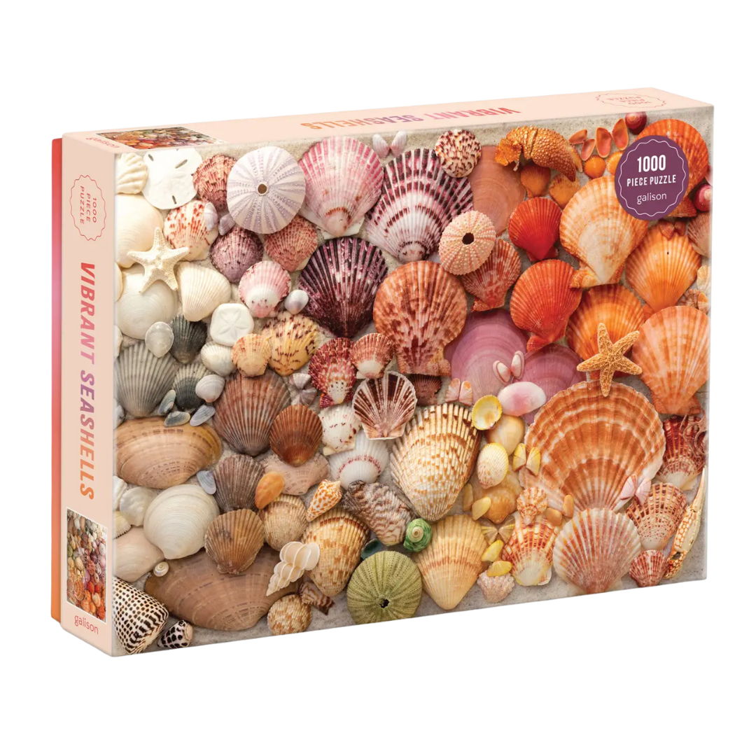Vibrant Seashells 1000 Piece Puzzle