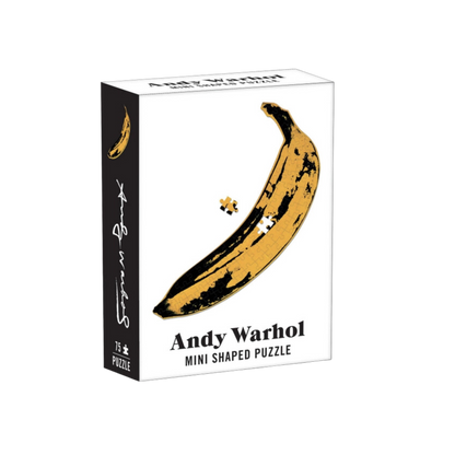 Andy Warhol Banana 100 Piece Mini Shaped Jigsaw Puzzle
