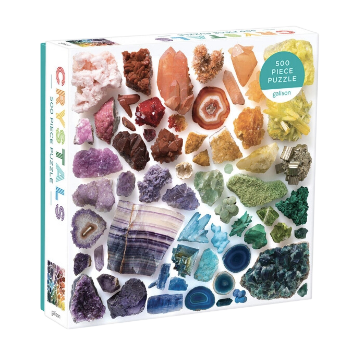 Rainbow Crystals 500 Piece Puzzle