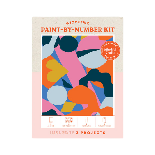 Geometric Paint-By-Number Kit