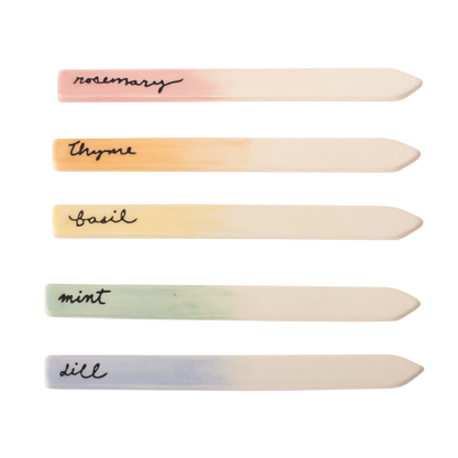 Watercolor Herb Markers