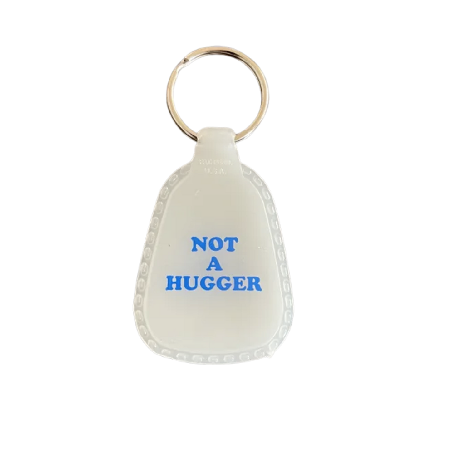 Not a Hugger Saddle Keychain