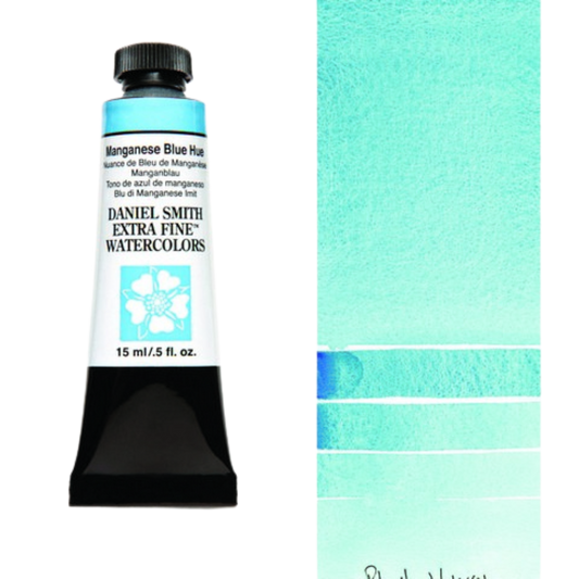 Manganese Blue Hue Daniel Smith Extra Fine Watercolor Tube 15ml