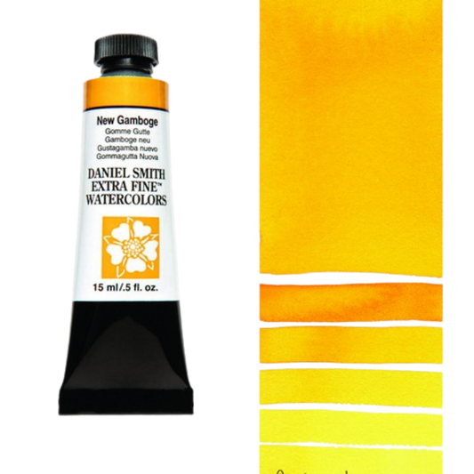 New Gamboge Daniel Smith Extra Fine Watercolor Tube 15ml