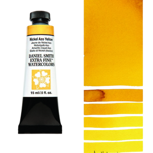Nickel Azo Yellow Daniel Smith Extra Fine Watercolor Tube 15ml