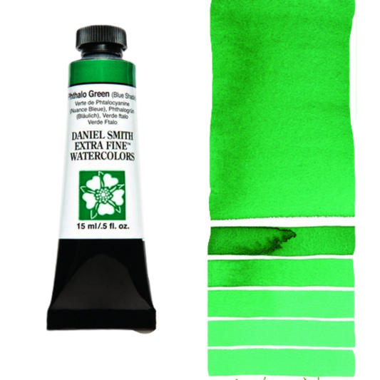 Phthalo Green (Blue Shade) Daniel Smith Extra Fine Watercolor Tube 15ml