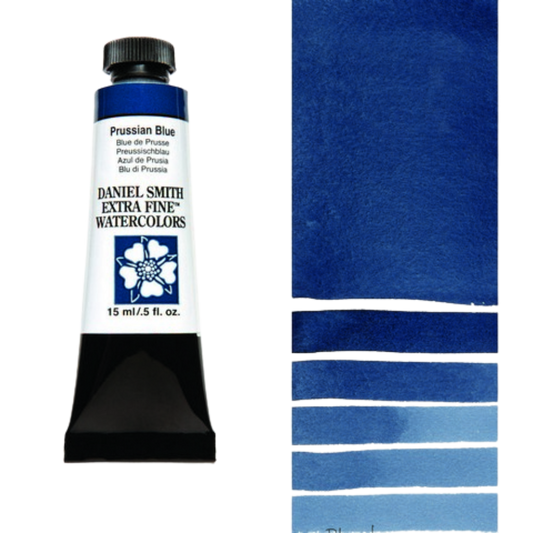 Prussian Blue Daniel Smith Extra Fine Watercolor Tube 15ml